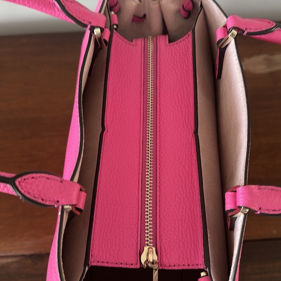 KATE SPADE Gorgeous Pink Handbag with Removable Crossbody Strap EUC - Picture 8 of 13